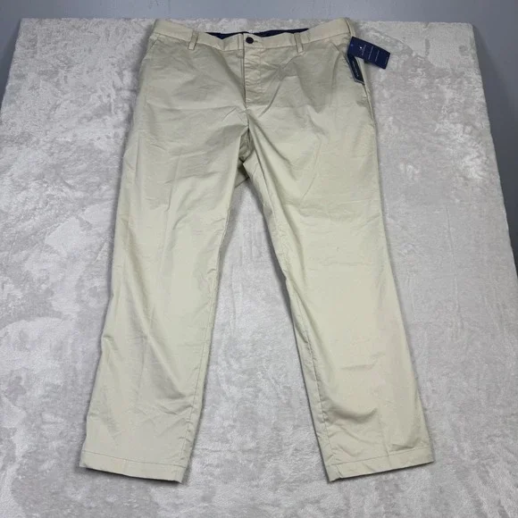 NWT Nautica Mens NAVTECH‎ Coastal Tan Water Resistant Comfort Waist Pants 38x30 - Picture 2 of 7